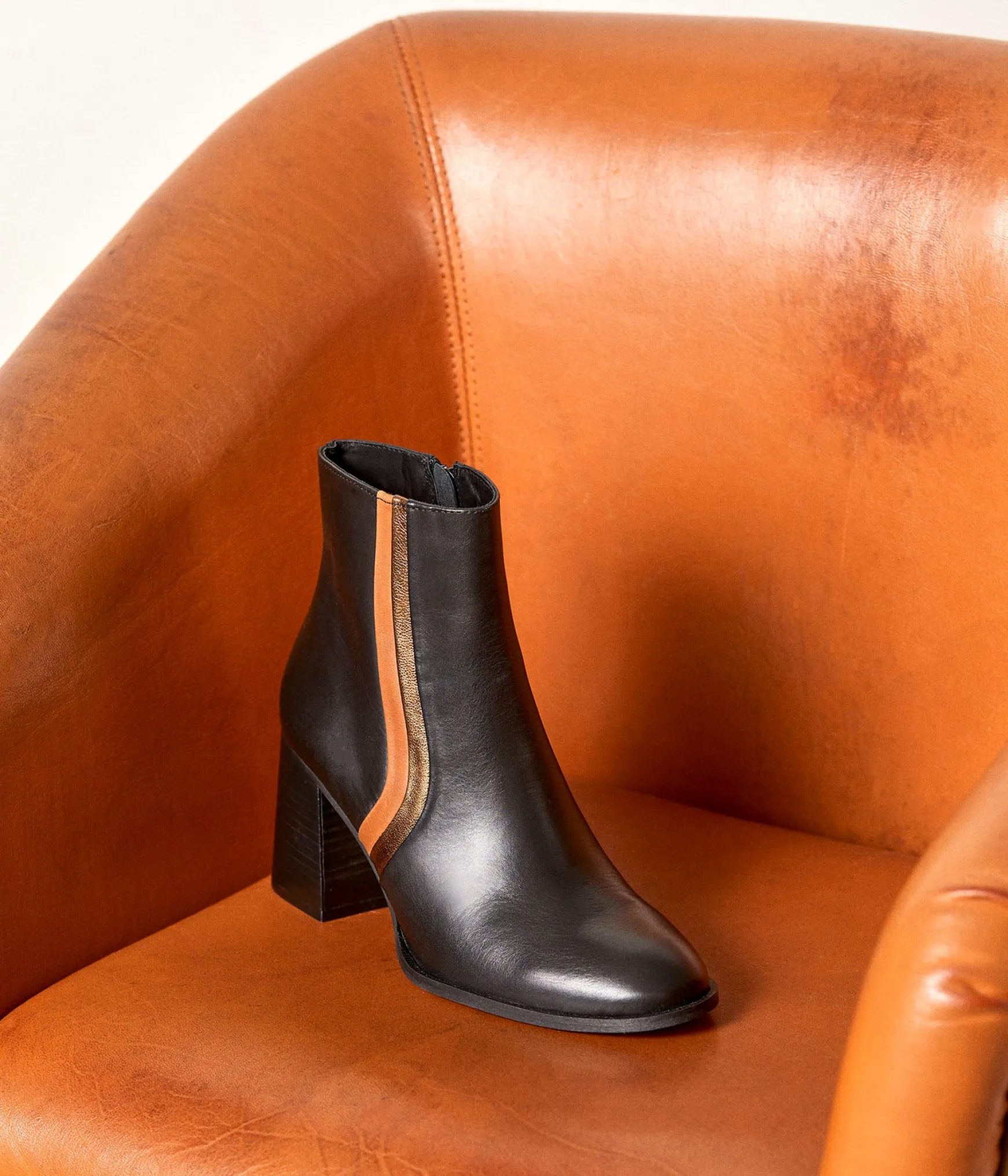 Femme Mellow Yellow Boots cuir à talon Jeannette