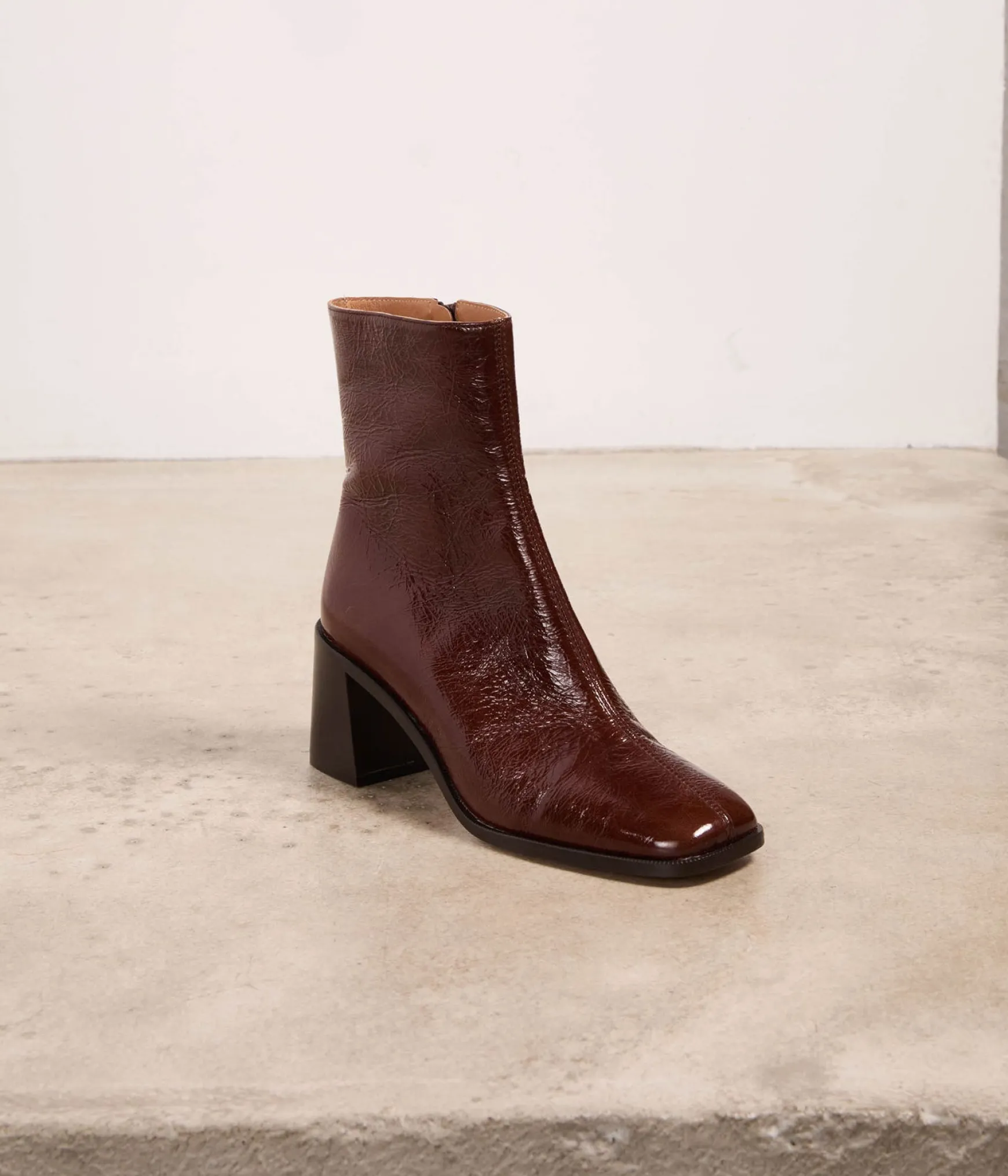 Femme Mellow Yellow Boots vernies marron Hulsa