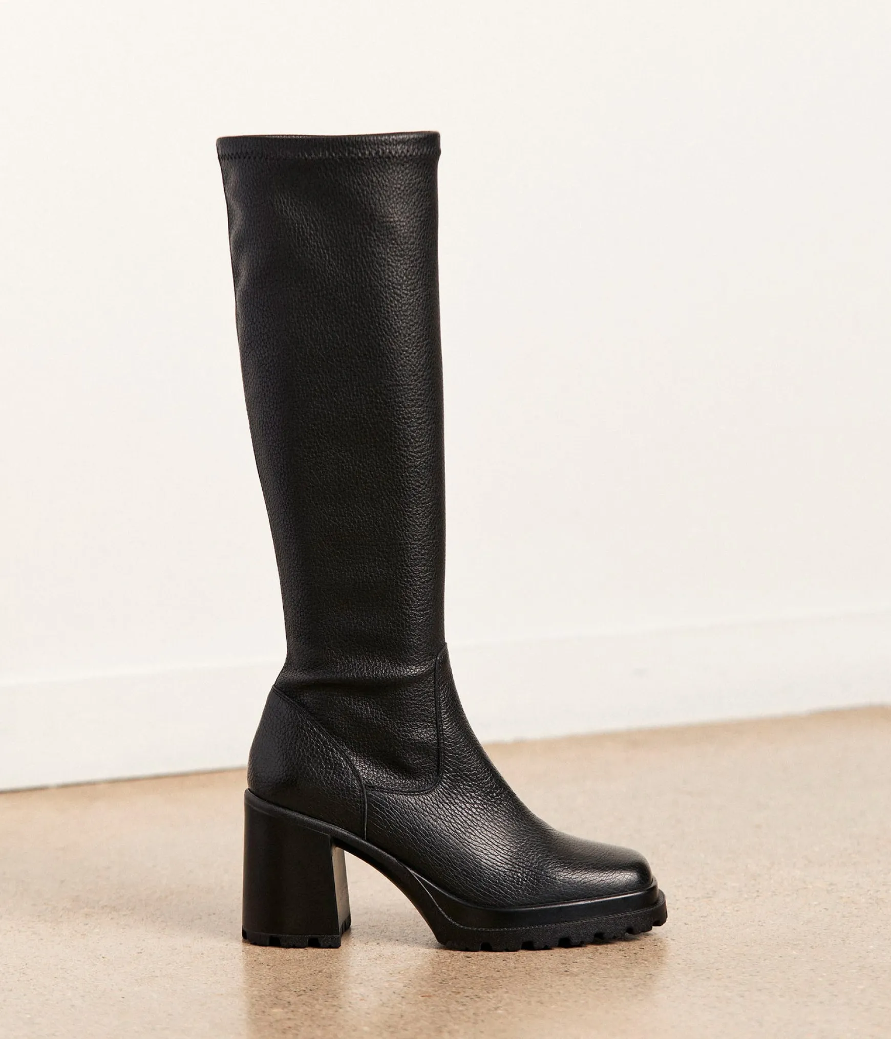 Femme Mellow Yellow Bottes talon noires Arnaude