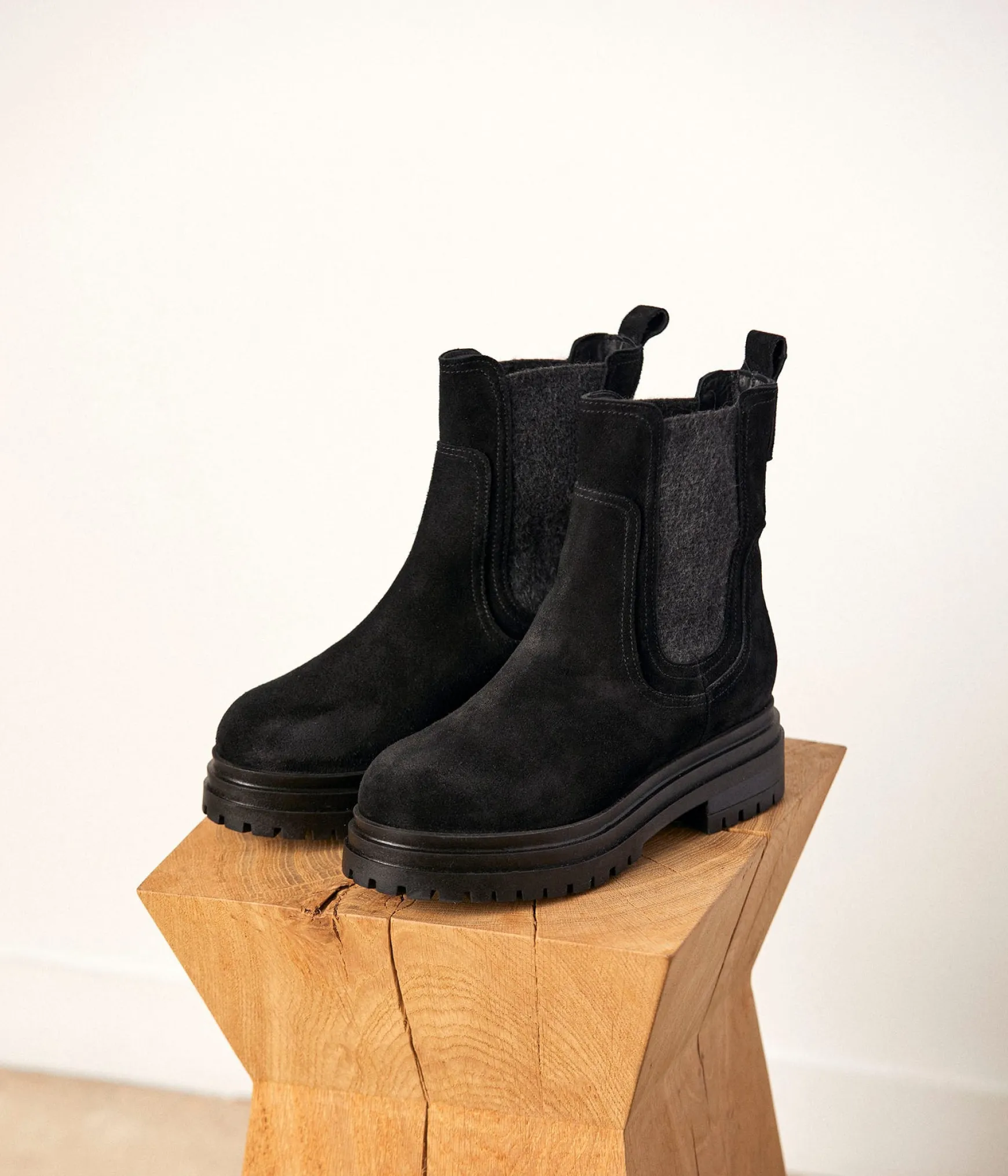 Femme Mellow Yellow Chelsea boots noires Corane