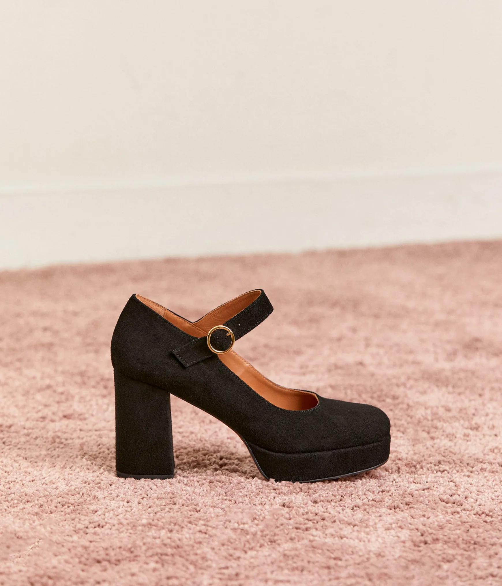 Femme Mellow Yellow Escarpins velours Camomille