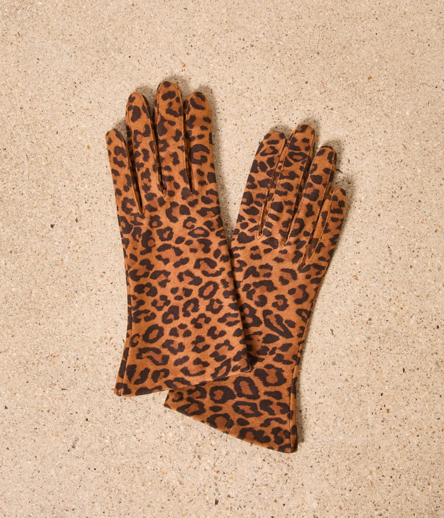 Mellow Yellow Gants léopard Kiara
