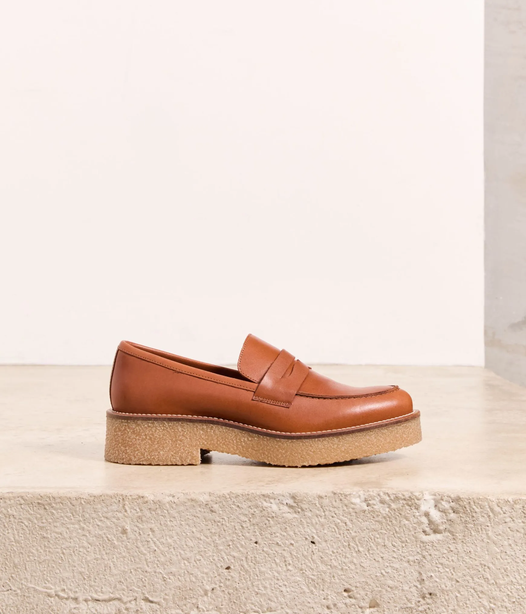 Femme Mellow Yellow Mocassins cuir Biloba