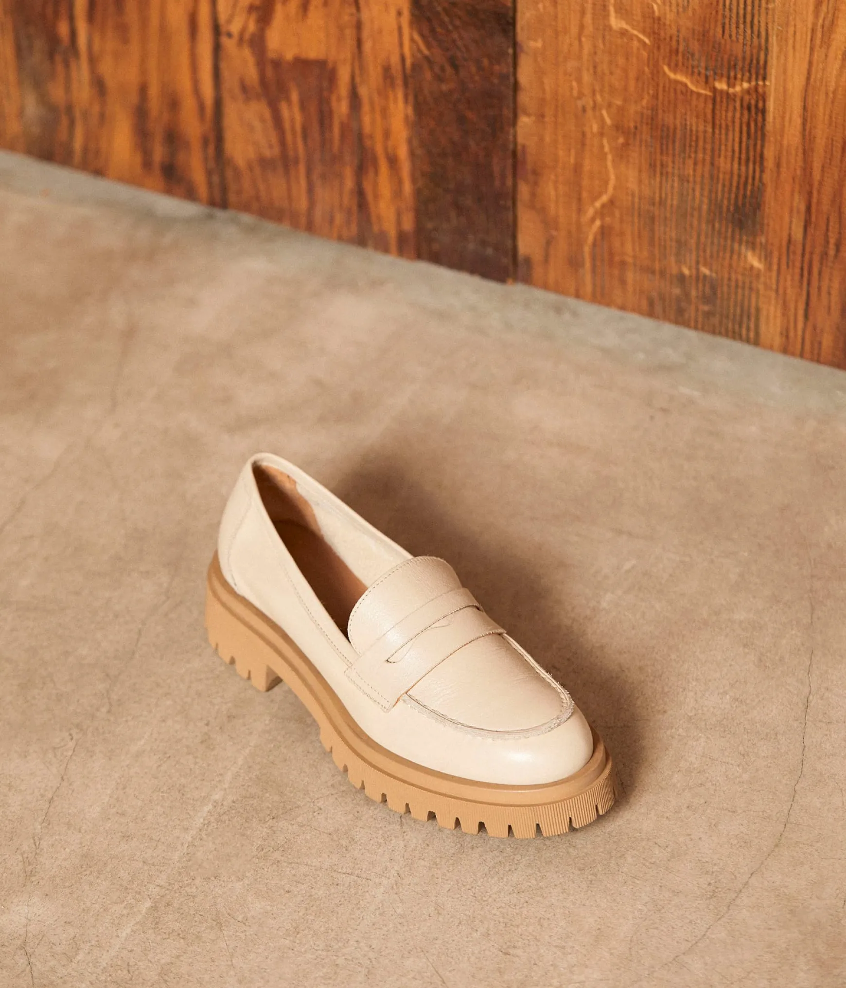 Femme Mellow Yellow Mocassins semelles crantées écru Pharell