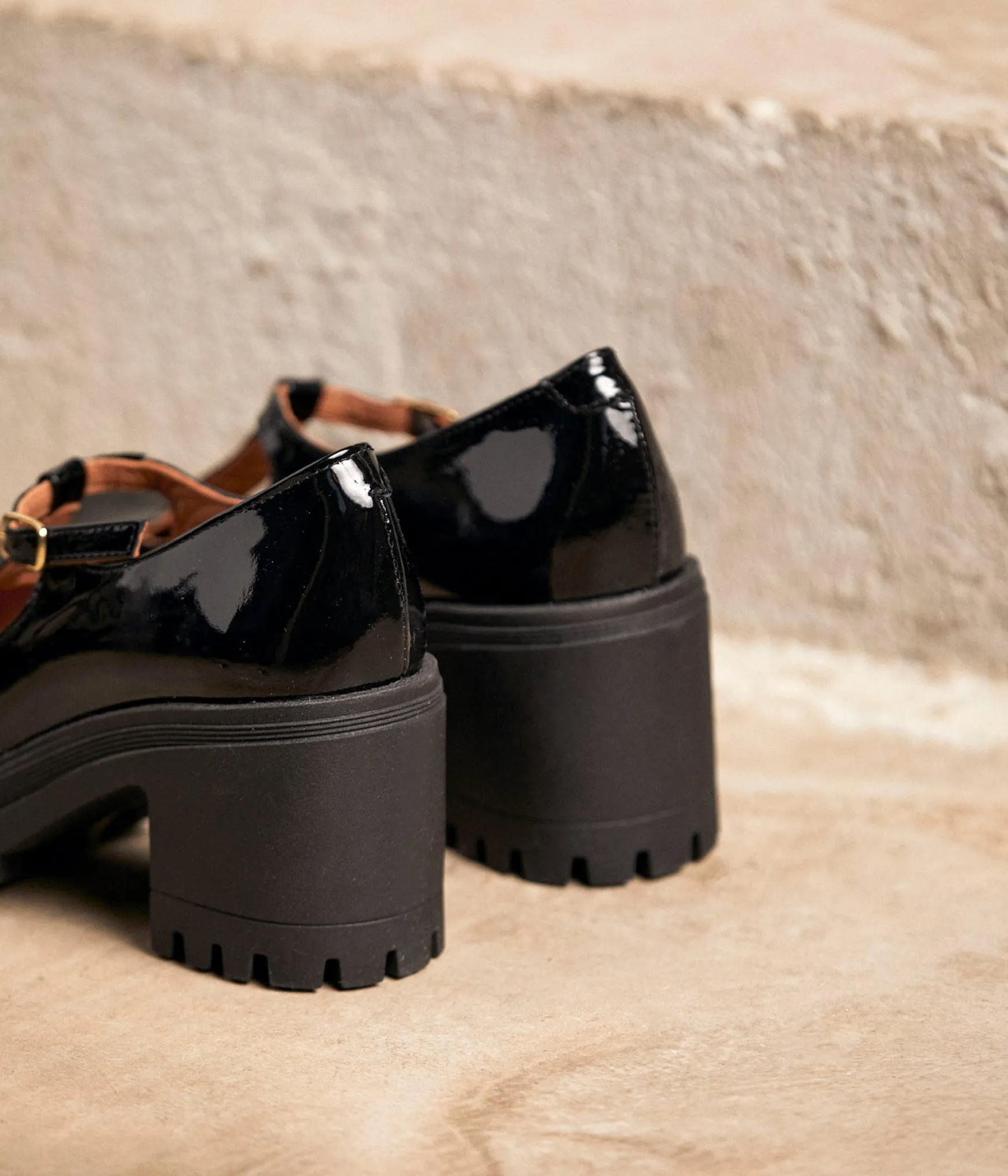 Femme Mellow Yellow Salomés vernies Mutine