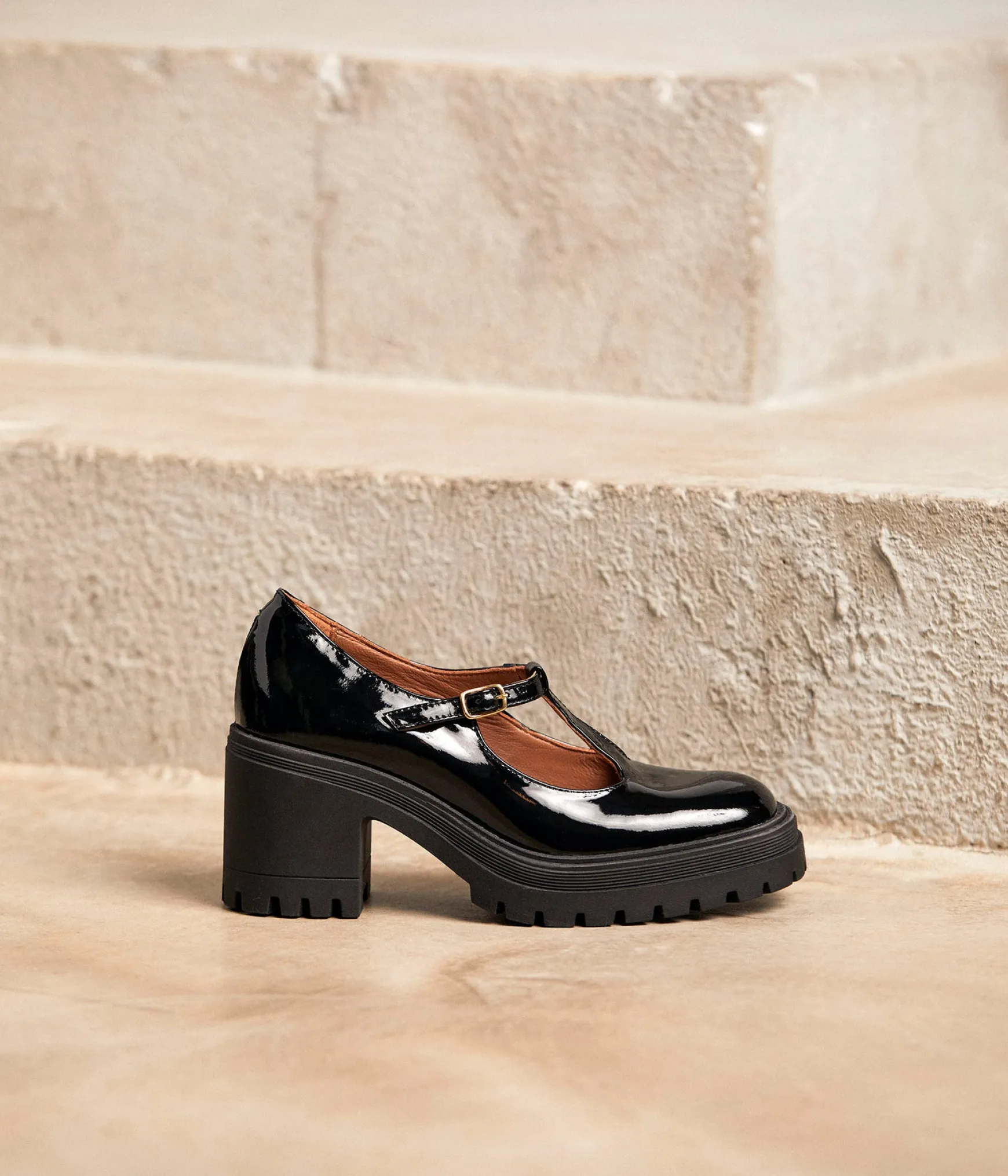 Femme Mellow Yellow Salomés vernies Mutine